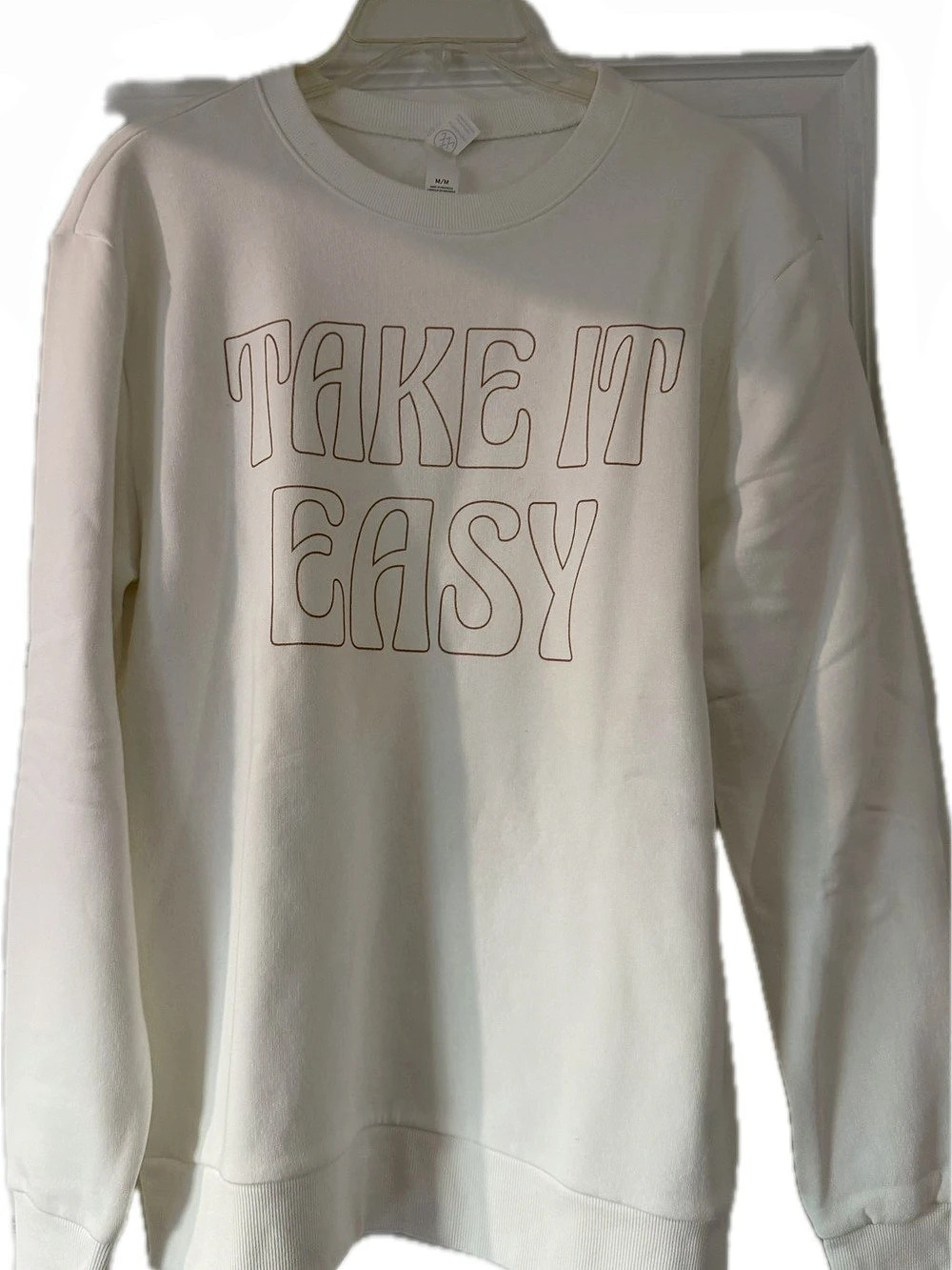 Alternative Graphic Sweatshirt in White Size Medium Like New